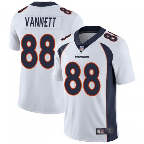 Men's Denver Broncos #88 Nick Vannett White Vapor Untouchable Limited Stitched NFL Jersey Men's Denver Broncos #88 Nick Vannett White Vapor Untouchable Limited Stitched NFL Jersey